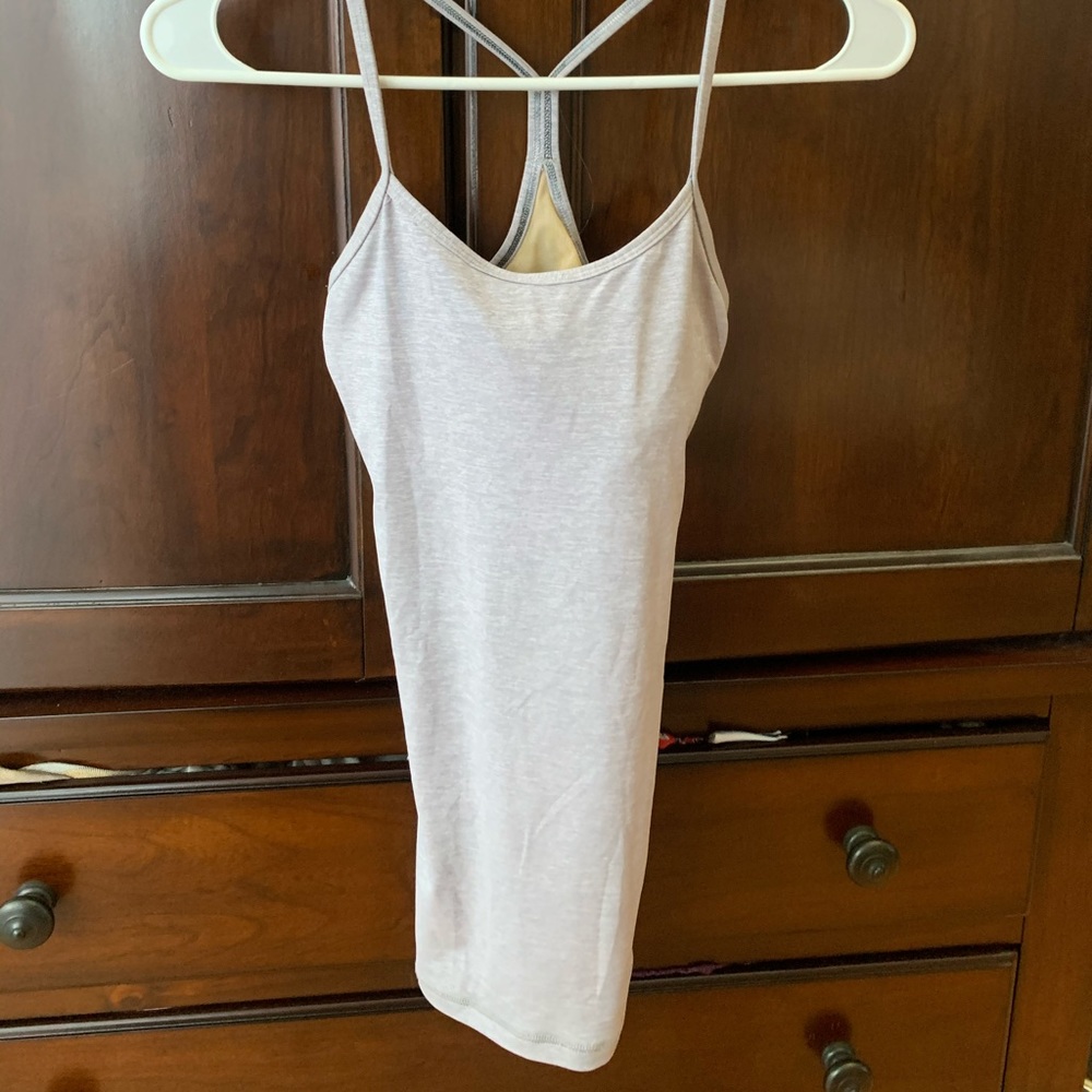 Lulu lemon gray top